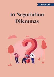 10 Negotiation Dilemmas ebook cover