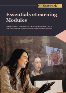 Negotiating Essentials eLearning brochure cover